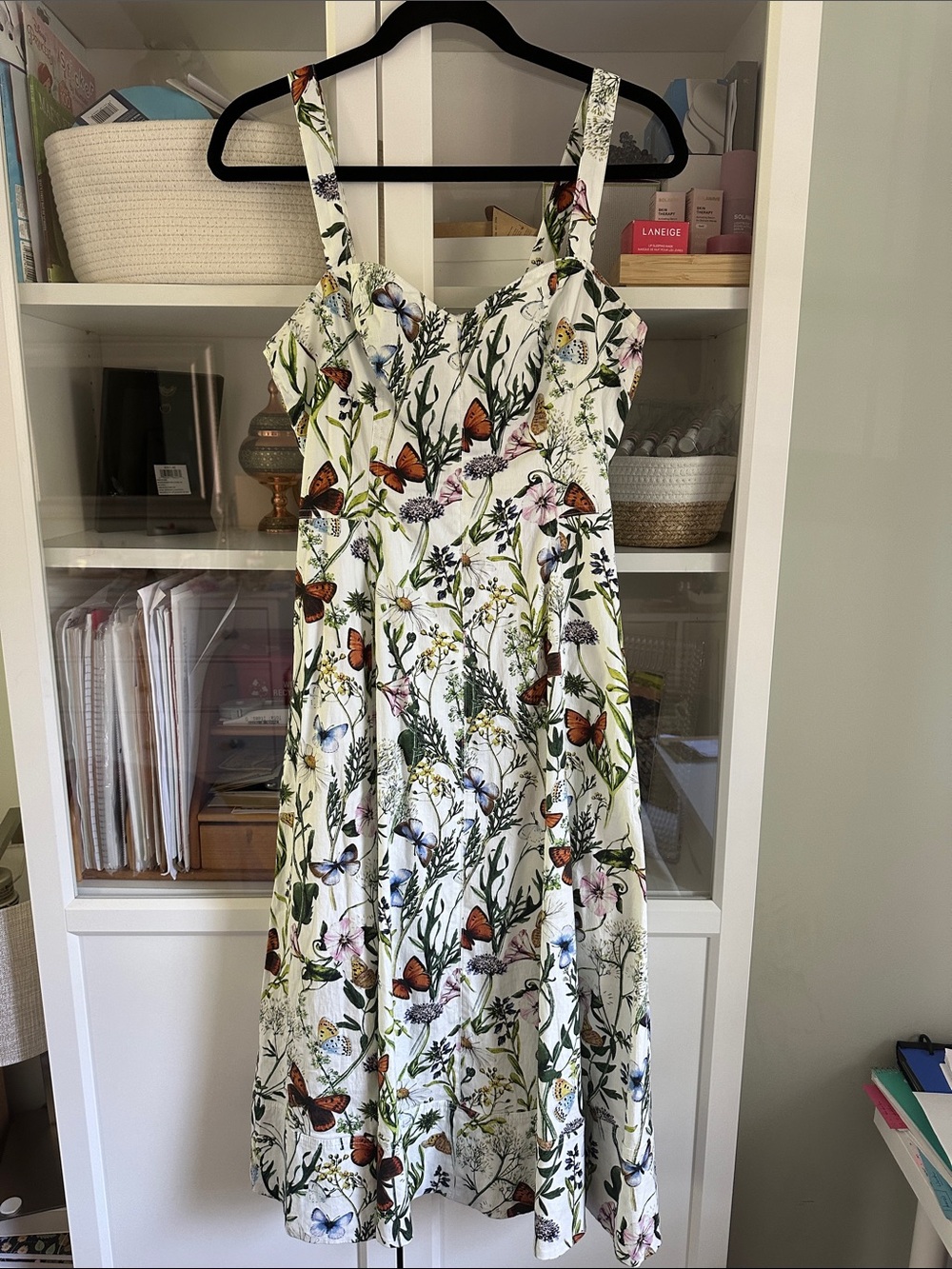 Avec Les Filles Butterfly Midi Dress size 8